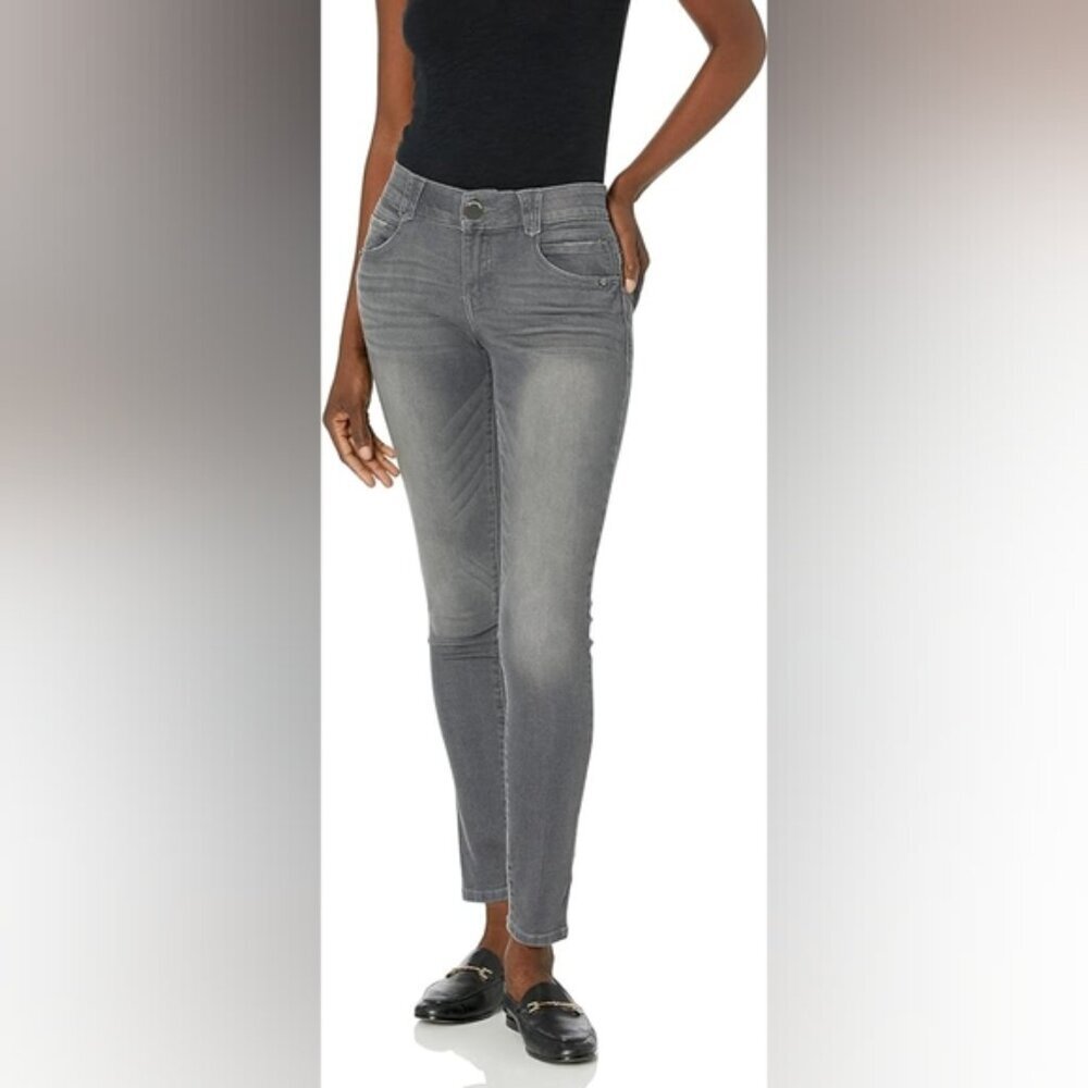 Democracy Absolution Tummy Control Stretch Grey Skinny Jeans 14